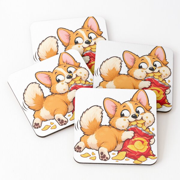 Item preview, Funny Snack Thief Dog Sticker designed and sold by Pransis_Diginer_26.