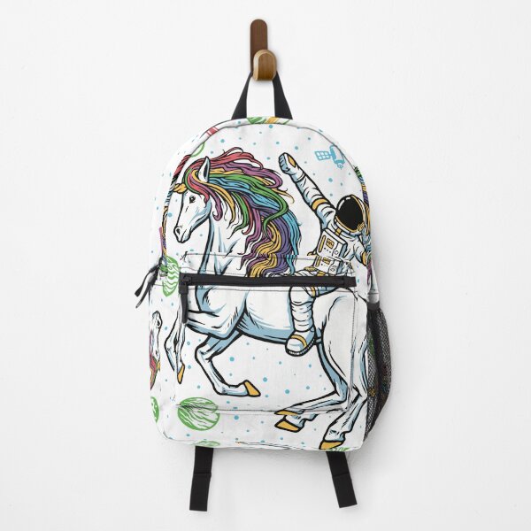 Item preview, Astronaut Riding a Rainbow Unicorn in Space designed and sold by Curio Meridian.