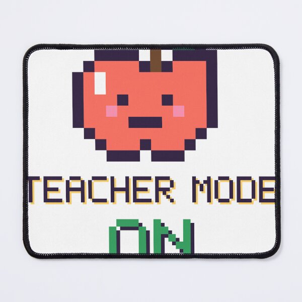 Item preview, Teacher Mode On Pixel Apple designed and sold by Pixel Pantry.