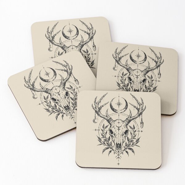 Item preview, Mystical Stag Skull Sigil designed and sold by bapupa.