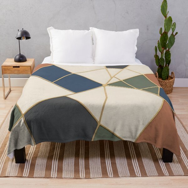 Item preview, Kintsugi Gold Veins Abstract Marble Pattern designed and sold by Sybille-Yates.