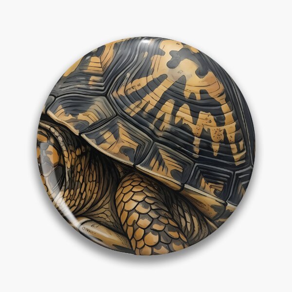 Item preview, Vintage Naturalist Eastern Box Turtle on a Pebble — Antique Turtle Print designed and sold by Catch333.