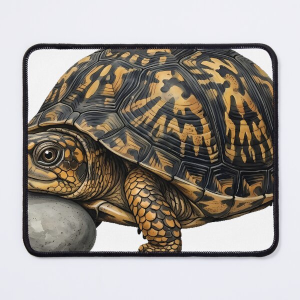 Item preview, Vintage Naturalist Eastern Box Turtle on a Pebble — Antique Turtle Print designed and sold by Catch333.