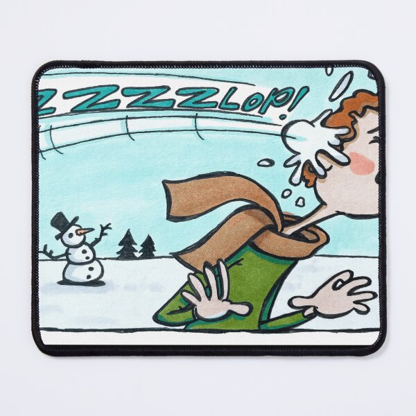 Item preview, Snowball Hit Face Winter Fight Funny Scarf designed and sold by ManilStuck237.