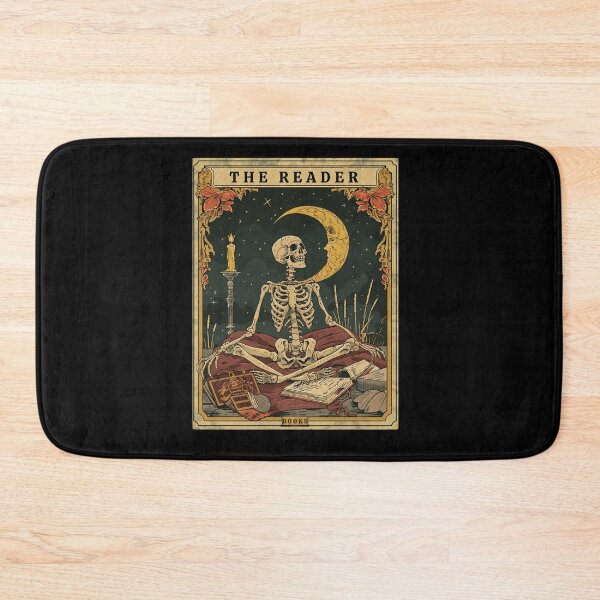 Item preview, The Reader Tarot Skeleton Reading Book Lover designed and sold by yarnell-press.
