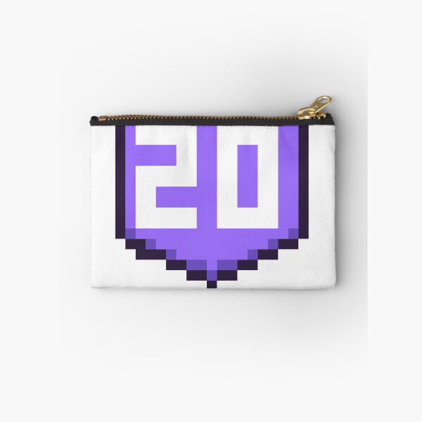 Item preview, Natural 20 Pixel D20 Dice designed and sold by Pixel Pantry.