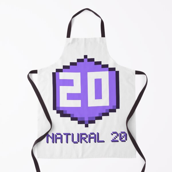Item preview, Natural 20 Pixel D20 Dice designed and sold by Pixel Pantry.