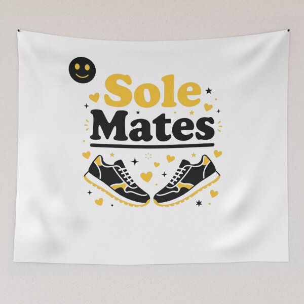 Item preview, Sole Mates | Funny Couples Wedding Pun | Punderful Corner designed and sold by Punderful Corner.