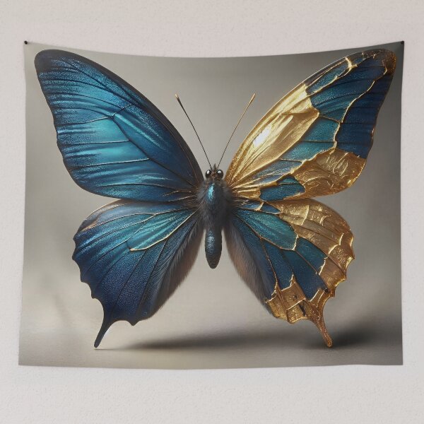 Item preview,  Kintsugi Blue Butterfly Art  designed and sold by Sybille-Yates.
