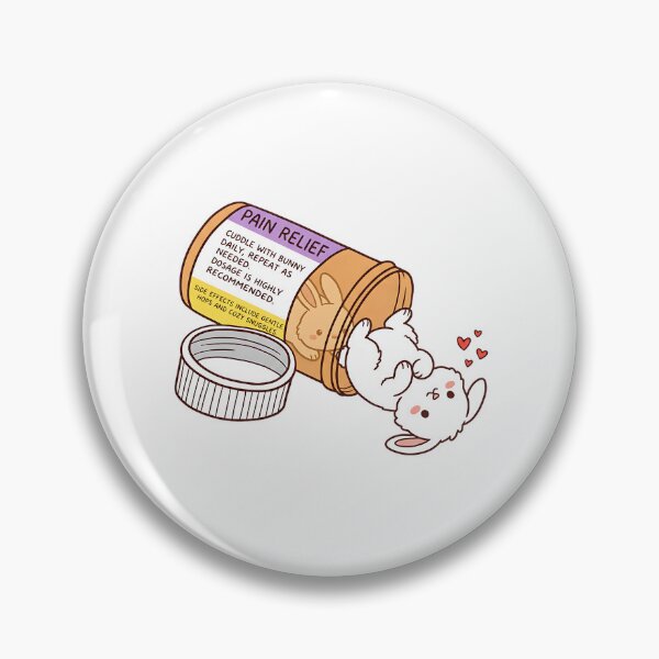 Item preview, Bunny Pain Relief Prescription Love Medicine designed and sold by LexaArtworks.
