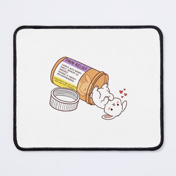 Item preview, Bunny Pain Relief Prescription Love Medicine designed and sold by LexaArtworks.