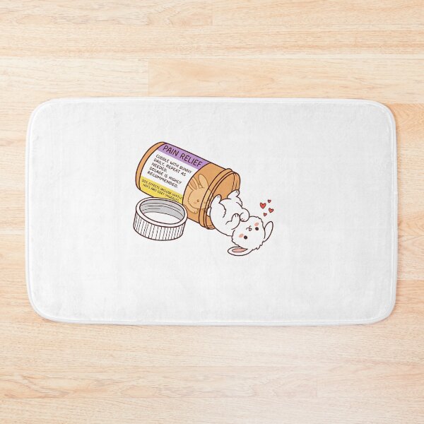 Item preview, Bunny Pain Relief Prescription Love Medicine designed and sold by LexaArtworks.