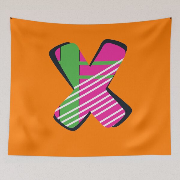 Item preview, Pop Art Letter X - Initial design of the Letter X designed and sold by Fun Funky Designs.