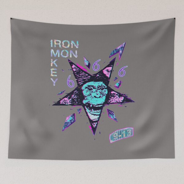 Item preview, Iron Monkey Band 666 Pentagram Monkey T-Shirt-56 designed and sold by DivinesHassler.