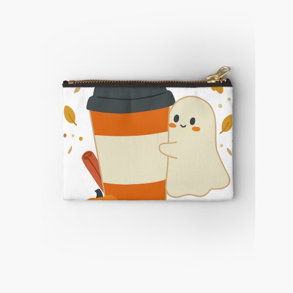 Item preview, Cute Ghost Hugging Pumpkin Spice Latte Autumn Aesthetic designed and sold by indbright.