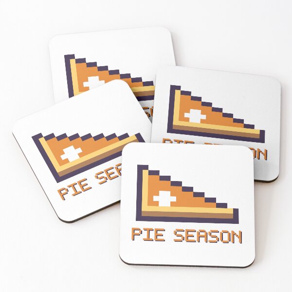 Item preview, Pie Season Pixel Pumpkin Pie designed and sold by Pixel Pantry.