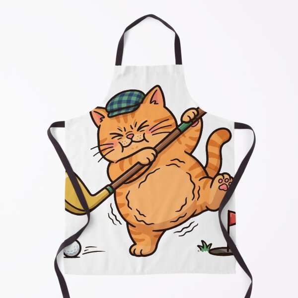 Item preview, Golfer Cat Wild Swing designed and sold by Dlvznbm.