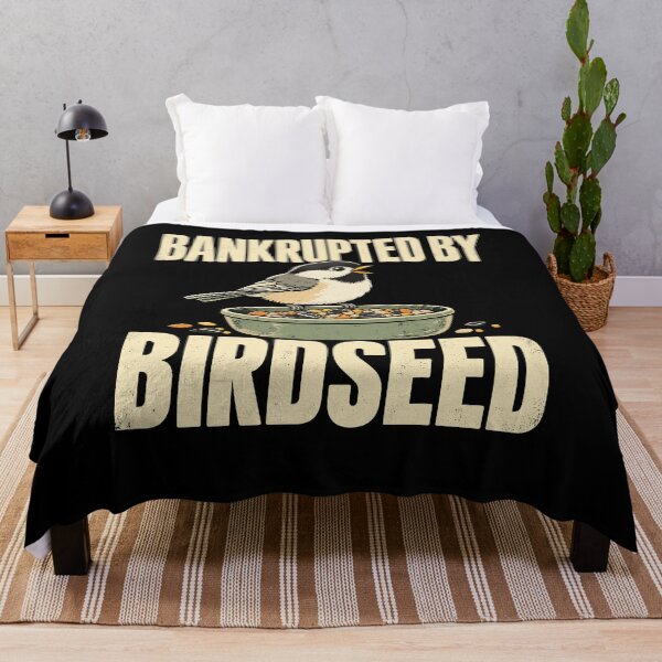 Item preview, Funny Birdwatching Bankrupted by Birdseed Backyard Bird Lover Design designed and sold by stmpdwrld.