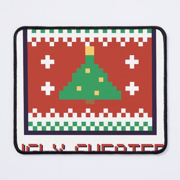 Item preview, Ugly Christmas Sweater Pixel Pattern designed and sold by Pixel Pantry.
