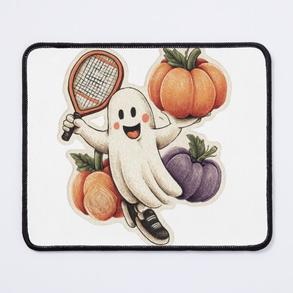 Item preview, Cute Ghost Pickleball Halloween Sticker designed and sold by VikArt7.