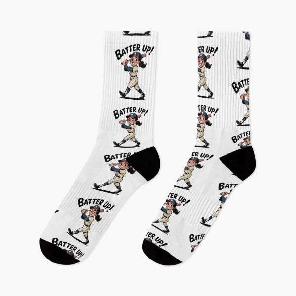 Item preview, Batter Up Retro Baseball Girl Vintage Cartoon designed and sold by LoFizzy.