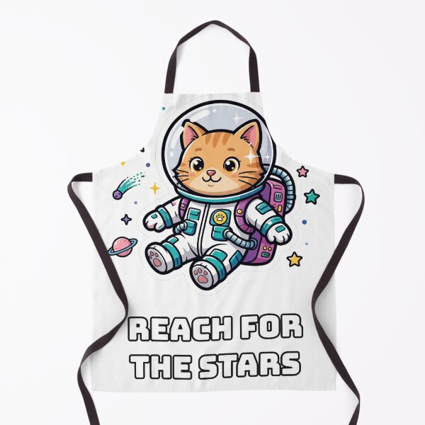 Item preview, Astronaut Cat Reach For The Stars - Space Cat designed and sold by Wonderland Graphics.