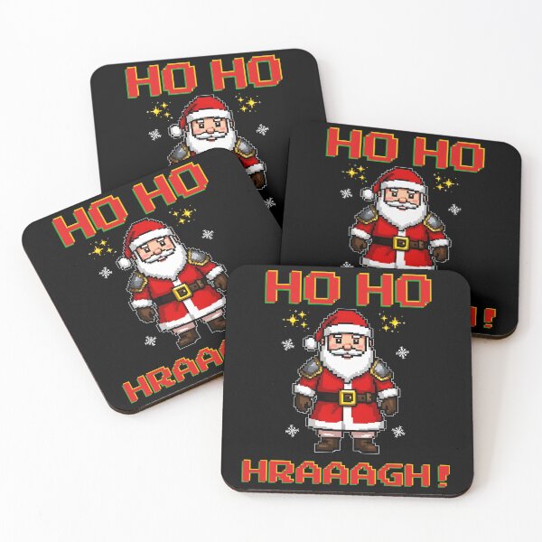 Item preview, Warrior Santa Claus 8-Bit Pixel Art Battle Cry designed and sold by SeNsArtGallery.