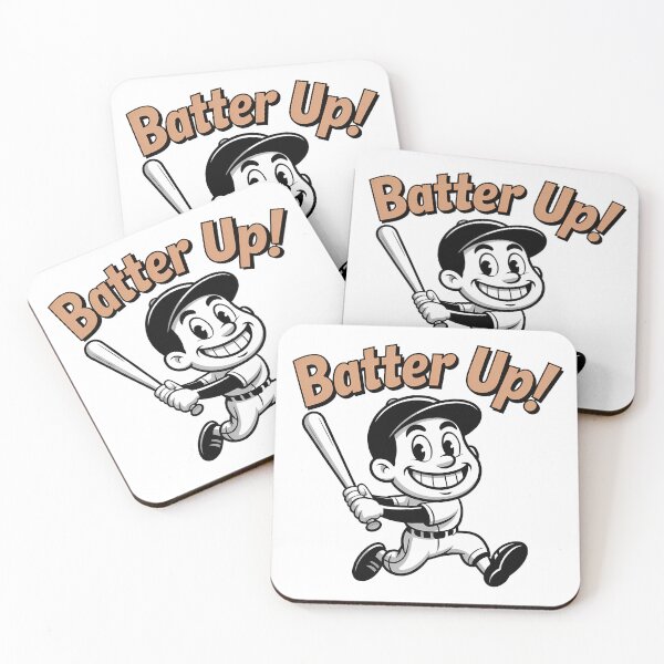 Item preview, Batter Up Retro Baseball Vintage Cartoon designed and sold by LoFizzy.