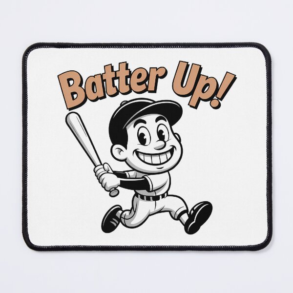 Item preview, Batter Up Retro Baseball Vintage Cartoon designed and sold by LoFizzy.
