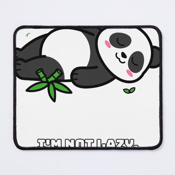 Item preview, Lazy Panda I'm Not Lazy I'm Just Charging - Funny designed and sold by Wonderland Graphics.