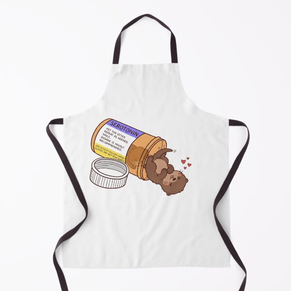 Item preview, Serotonin Otters Prescription Pill Bottle Love Medicine designed and sold by LexaArtworks.