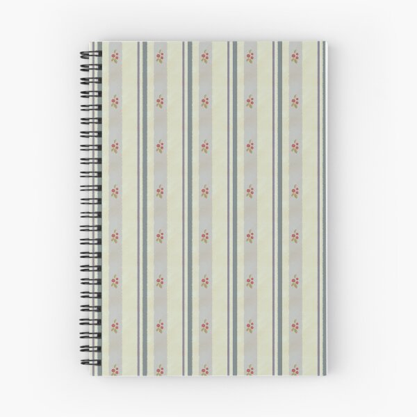 Item preview, Vintage Berry Stripe Christmas Cottagecore Pattern designed and sold by LeelaLab.