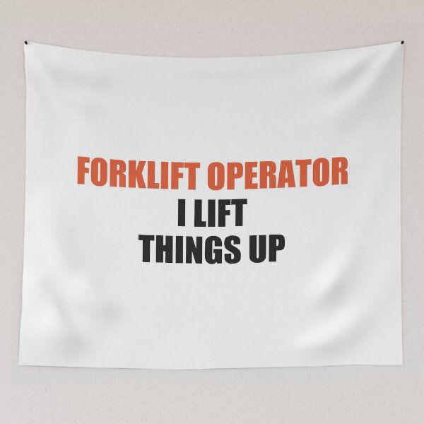 Item preview, Funny Forklift Operator Shirt I Lift Things Up designed and sold by Alphakenon.