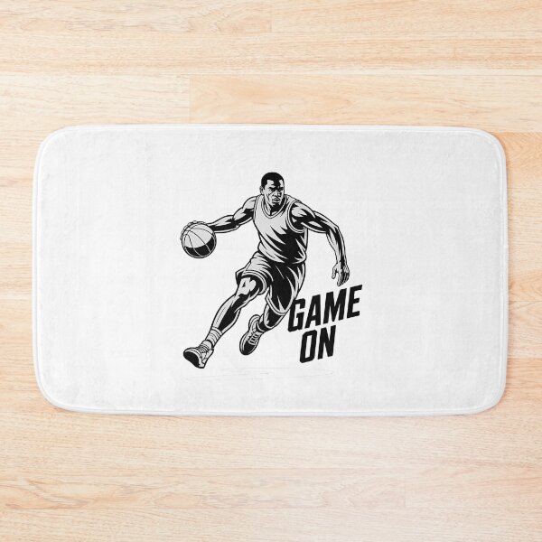 Item preview, Basketball Player Dribble Black White Game On designed and sold by LoFizzy.