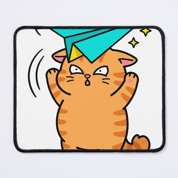 Item preview, Cat Hit by Paper Airplane designed and sold by Dlvznbm.