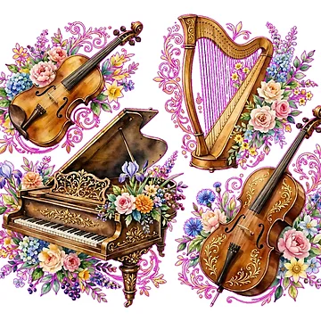 Artwork thumbnail, Musical Instruments 22 by ZeusGallery
