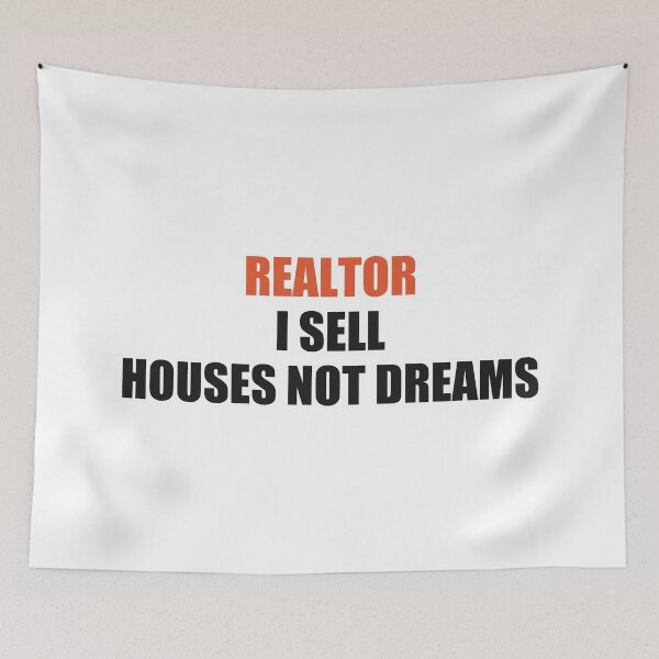 Item preview, Funny Realtor Shirt I Sell Houses Not Dreams designed and sold by Alphakenon.