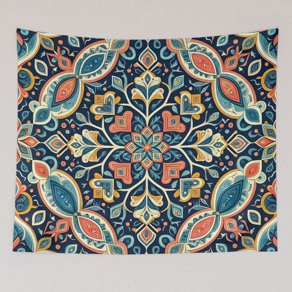 Item preview, Psychedelic Paisley Fractal Mandala Pattern designed and sold by Sybille-Yates.