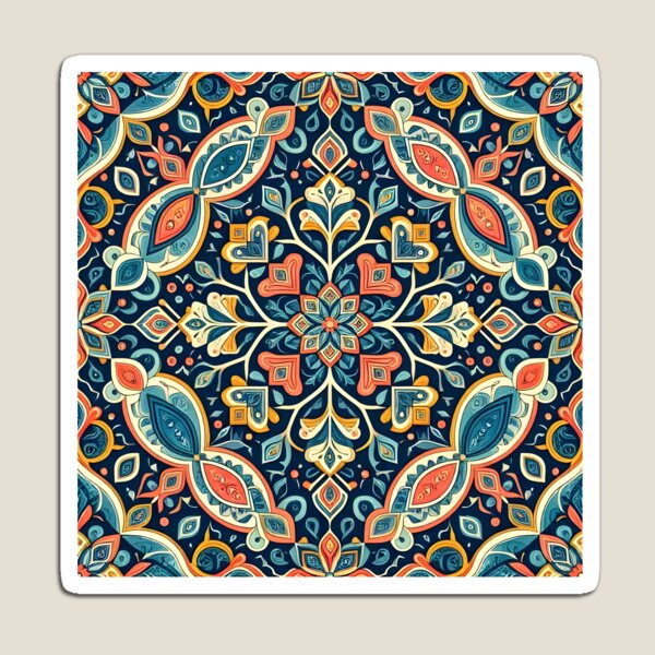 Item preview, Psychedelic Paisley Fractal Mandala Pattern designed and sold by Sybille-Yates.