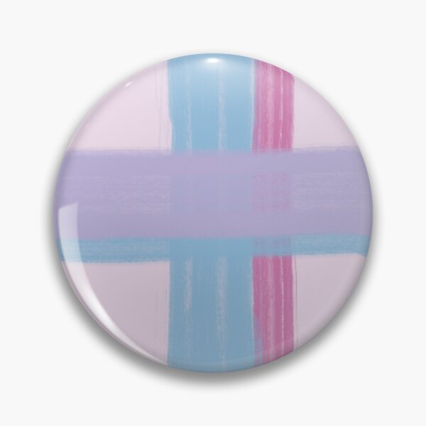 Item preview, Painterly Plaid in Lilac, Sky Blue & Pink, Hand-Painted Brushstroke Check Seamless Pattern designed and sold by LeelaLab.