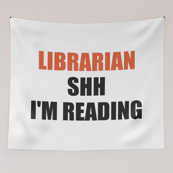 Item preview, Funny Librarian Shirt Shh I'm Reading designed and sold by Alphakenon.