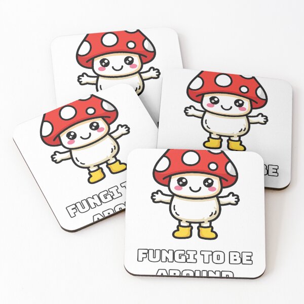 Item preview, Fungi To Be Around - Cute Mushroom Pun designed and sold by Wonderland Graphics.