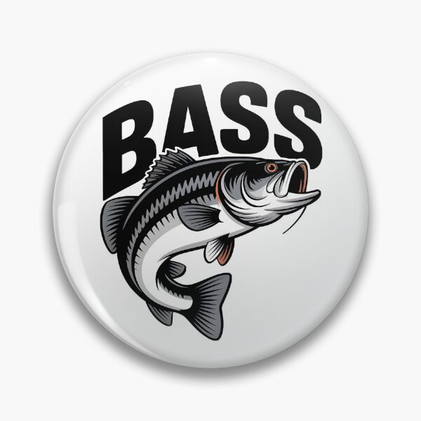 Item preview, Bass Fishing Largemouth Bass Jumping Fish designed and sold by LoFizzy.