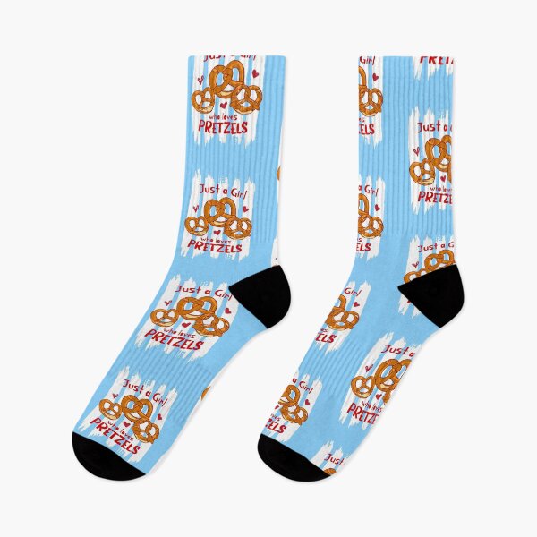Item preview, Just a Girl Who Loves Pretzels Retro Stripes designed and sold by MaiZephyr.