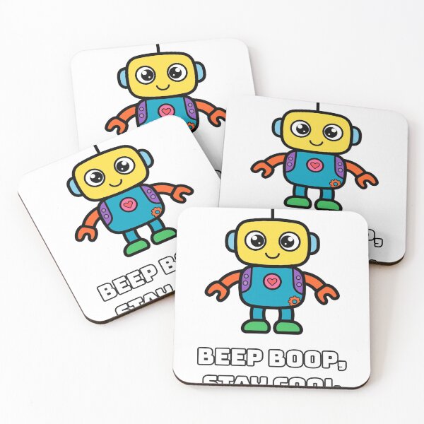 Item preview, Beep Boop Stay Cool - Cute Robot Design designed and sold by Wonderland Graphics.