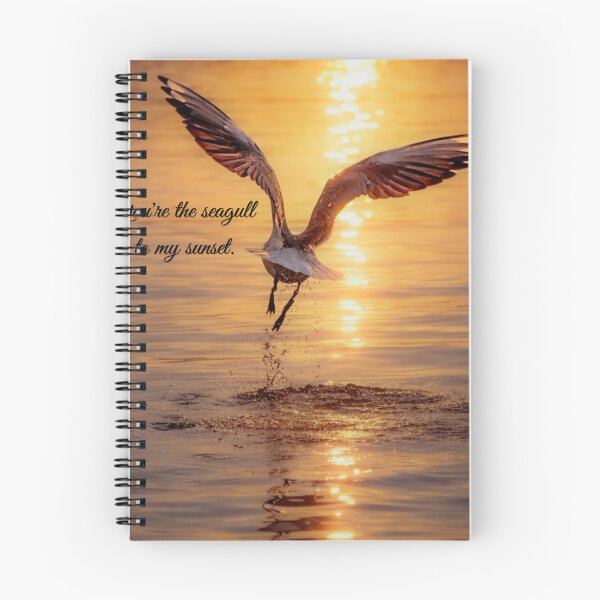 Item preview, You're the seagull to my sunset - romantic saying & seagull designed and sold by Tammigrafie.