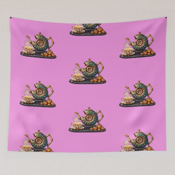 Item preview, The Haunted Halloween Teapot – Ghostly Brew and Spooky Pumpkin Magic designed and sold by NEFERSIGN.