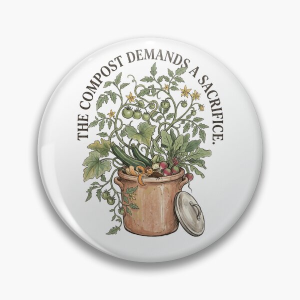 Item preview, El compost exige un sacrificio: arte humorístico botánico y campestre sobre el compost. designed and sold by Luminari Creations.