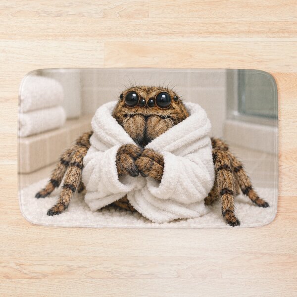 Item preview, Cozy Bathrobe Garden Wolf Spider designed and sold by Sillytoe.