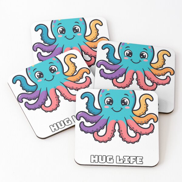 Item preview, Hug Life Cute Octopus - Sea Pun designed and sold by Wonderland Graphics.